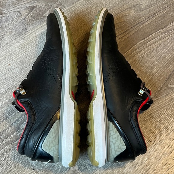 Nike Jordan ADG 4 Golf Shoes Black Leather Mens 12 UK‎ 11 EU 46 - Picture 5 of 11